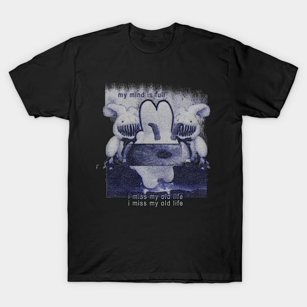 Weirdcore Aesthetic Rabbits T-Shirt by DRIPCRIME Y2K